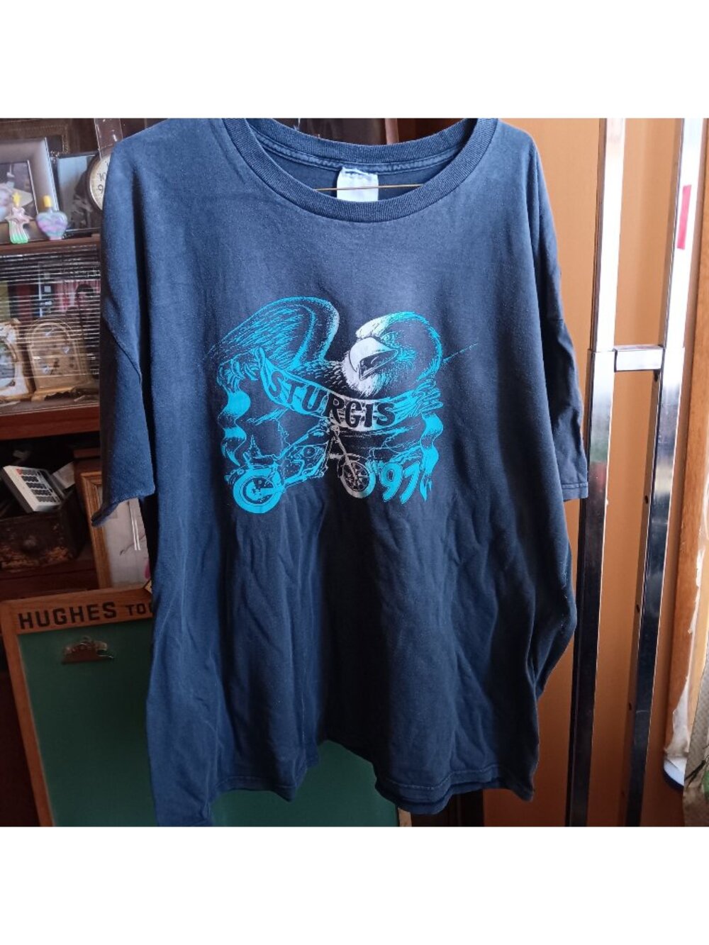 Vintage 1997 Sturgis T-shirt Biker Rally XXL All Cotton Perfect Fade USA 1990s